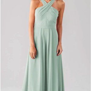 Kennedy Blue Bridesmaid Dress in "Sea Glass" Size 6